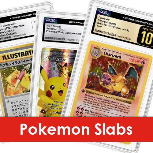 Pokemon Slabs are available on our store.